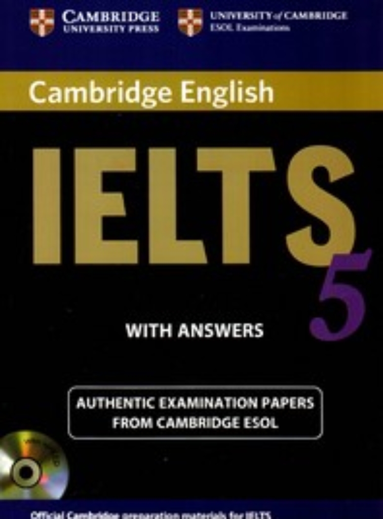 تصویر  IELTS 5 - Cambridge + CD (رقعی-شمیز)